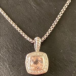 David Yurman Pendant Necklace Morganite